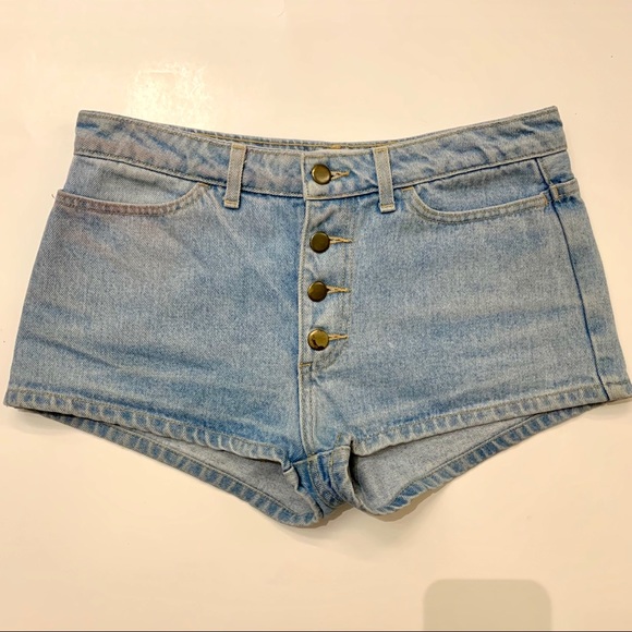American Apparel jean short shorts W30 denim USA